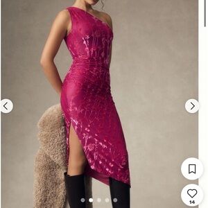 Anthropologie Hutch Pink Dress XS NWT